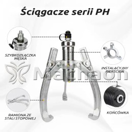 ściągacz hydrauliczny do łożysk